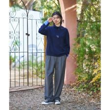 洗える あったか 裏起毛ワイドパンツ