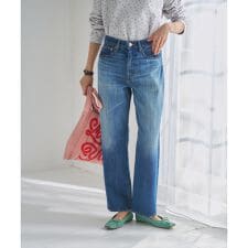 ストレートデニムパンツ