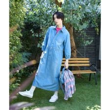 デニムシャツワンピース