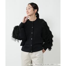 切替ボリュームスリーブ2WAYカーディガン【NEMIKA】