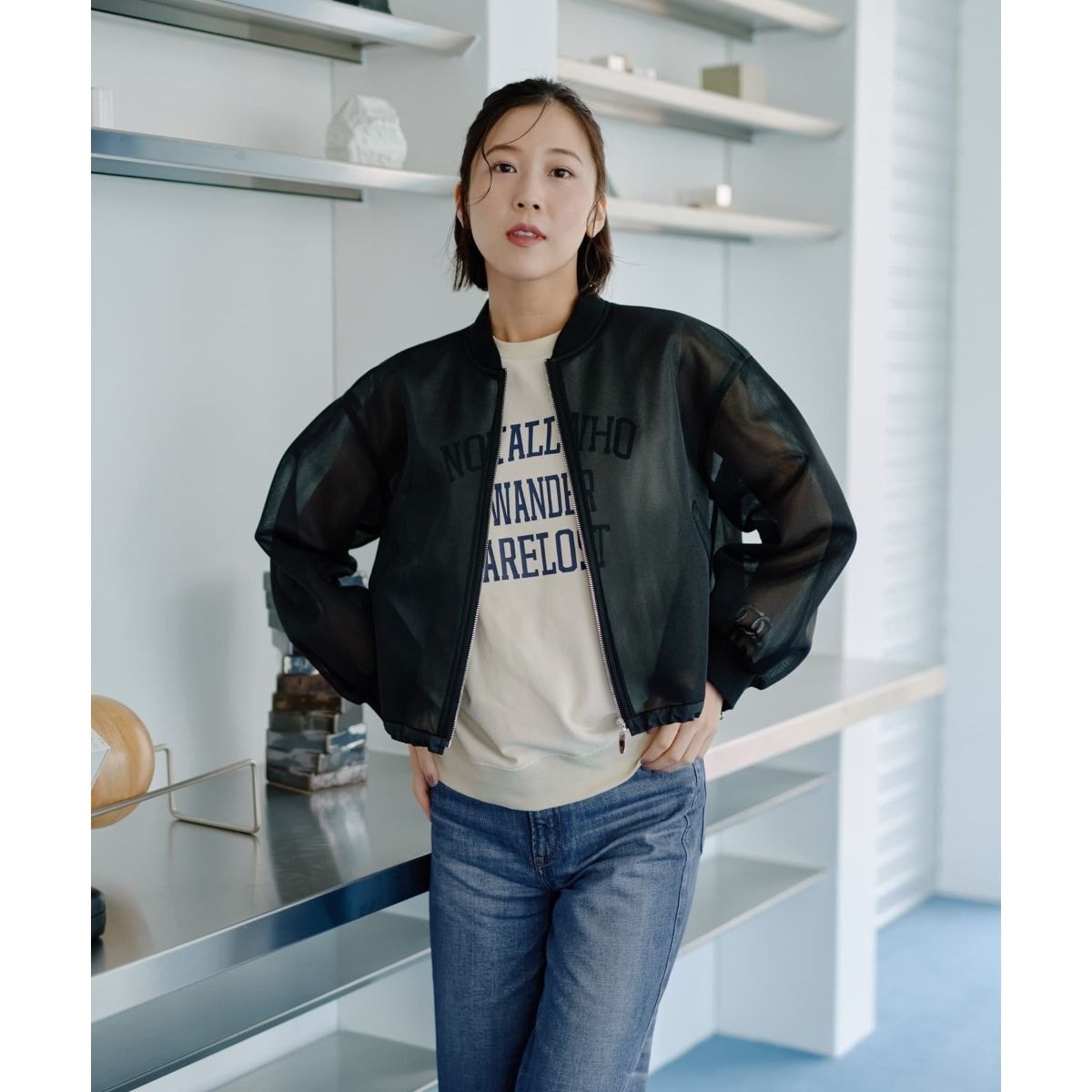 ギャザージップジャケット【NEMIKA】 | ネミカ(NEMIKA) | マルイウェブ