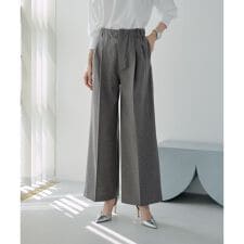 センタープレスワイドパンツ【NEMIKA】