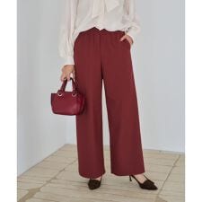 ストレッチワイドパンツ【NEMIKA】