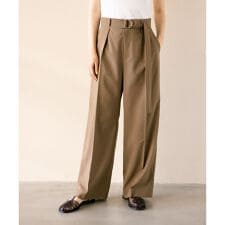 【大草直子さん×NEMIKA】ベルト付きワイドパンツ