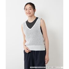 メッシュニットベスト【NEMIKA】