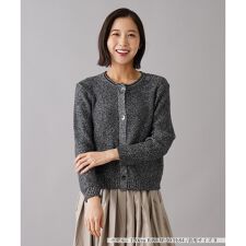 ラウンドネックカーディガン【NEMIKA】