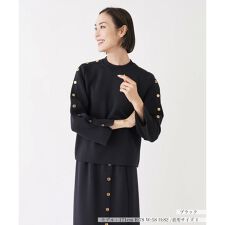 【セットアップ対応商品】ボタンニットプルオーバー【NEMIKA】