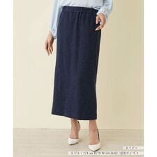 【セットアップ対応商品】パイル地調ロングタイトスカート【セレモニー】