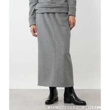 【あったか素材】裏起毛イージーロングスカート【NEMIKA】