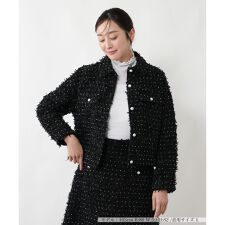 ドット柄ジャケット【NEMIKA】