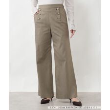 ダブルボタンワイドパンツ【NEMIKA】