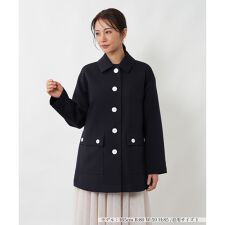 ステンカラーショートコート【NEMIKA】