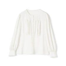 ギャザーデザインブラウス