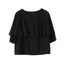 ケープデザインブラウス