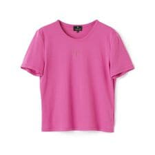 ロゴ刺繍カットソー