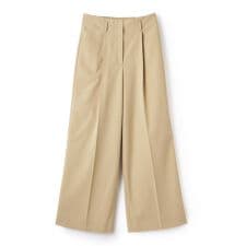 センタープレスワイドパンツ