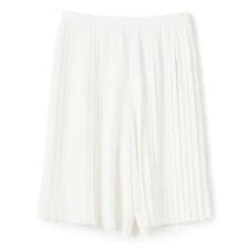 サテンプリーツパンツ