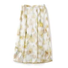 フラワープリントスカート