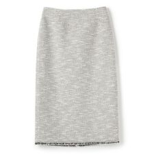 シルク混ツイードスカート