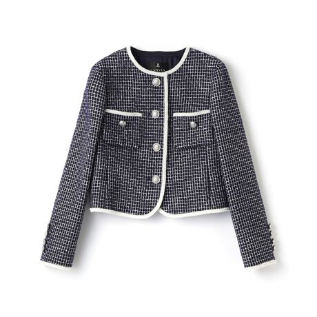 [^ԁF2401203]̈قȂ鎅Ń`FbN\cB[hŎdĂWPbgB[e[vŃpCsO[hvXBԂɂ̓OOe[vgp邱ƂŌ݂ȂƂVGbgɁBLANVIN COLLECTIONȂł͂̃fBe[l܂ꖇłBfTCYH165 B77 W57 H79 pTCY38