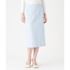 【セットアップ対応商品】ツイードチェックスカート