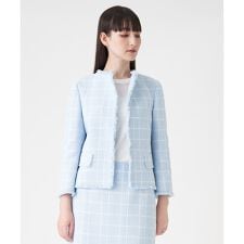 【セットアップ対応商品】ツイードチェックジャケット