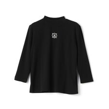 ロゴ刺繍カットソー