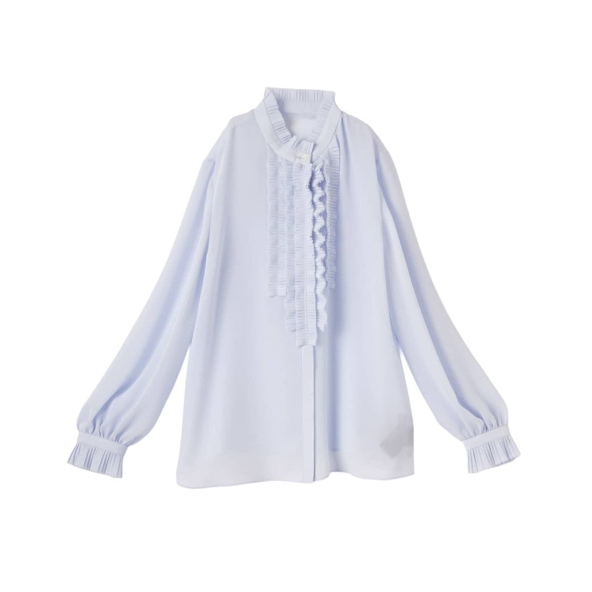 フリルシフォンブラウス