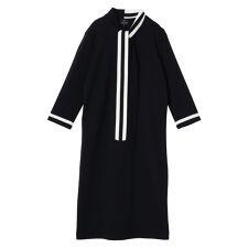 ボウタイニットワンピース