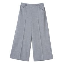 センタープレスワイドパンツ
