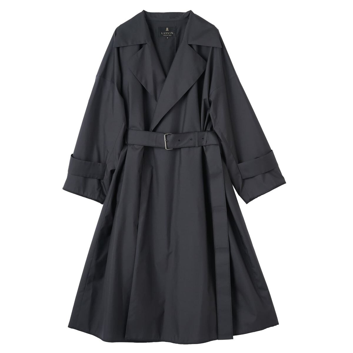 LANVIN COLLECTION トレンチコート シルクのチェック柄 LANVIN COLLECTION トレンチコート シルクのチェック柄 トレンチコート