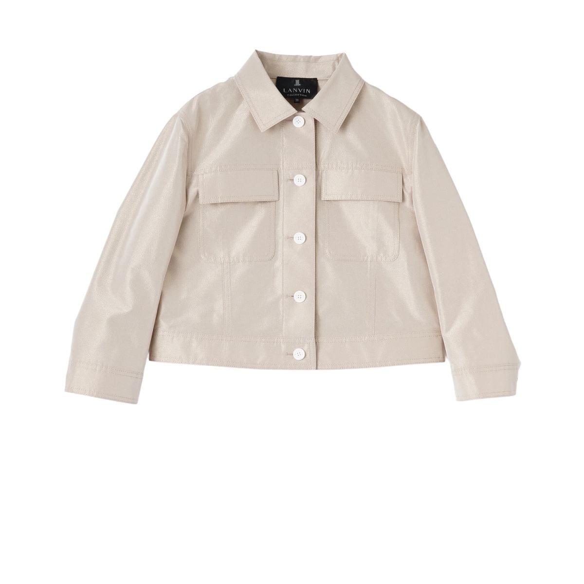 シルクメタルクロスジャケット | ランバン コレクション(LANVIN