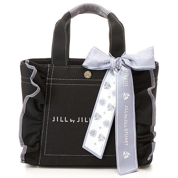 JILL BY JILLSTUART フレームフリルトート小 ブラック ジルバイジルスチュアート JILL by JILLSTUART フレームフリル