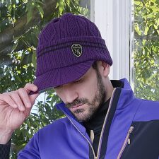 エヌエス23・パー・ニッサゴルフ(NS23 par Nissa Golf)の【取り外し可能】ポンポン付きニットキャップ