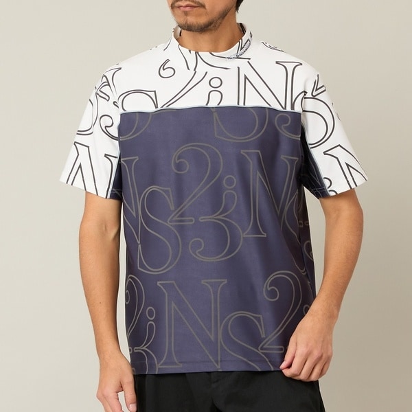 [�}���C]�yMen's�z�y�ڐG�⊴�^�z�������z���S�v�����g���b�N�l�b�N/�G�k�G�X23�E�p�[�E�j�b�T�S���t �iNS23 par Nissa Golf�j �_�[�N�u���[