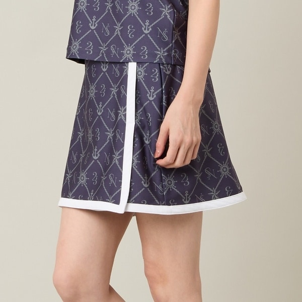 [�}���C]�yWomen's�z�y�Z�b�g�A�b�v�z�}���[���v�����g�X�J�[�g/�G�k�G�X23�E�p�[�E�j�b�T�S���t �iNS23 par Nissa Golf�j �_�[�N�u���[