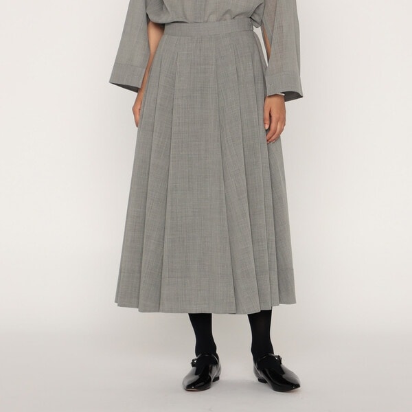 メゾンプラチナ（Maison Platinum）/ウールボイル タックスカート ウールボイル タックスカート | メゾンプラチナ(Maison Platinum