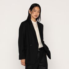 メゾンプラチナ(Maison Platinum)のウールギャバジン ダブルブレストジャケット