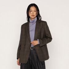 メゾンプラチナ(Maison Platinum)のウールギャバジン ダブルブレストジャケット