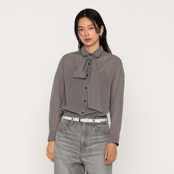 オンブレーチェック シャツ | メゾンプラチナ(Maison Platinum