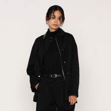 高密度 梳毛ウールギャバ フィールドジャケット