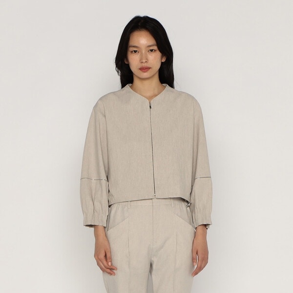 メゾンプラチナ（Maison Platinum）/サンベールライトカラミ織り ブルゾン サンベールライトカラミ織り ブルゾン | メゾンプラチナ(Maison