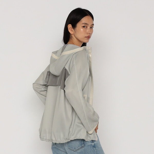 23区 　38　オーガニックコットンテリー フーディ 23区 【洗える】オーガニックコットンテリー フーディー （ホワイト系