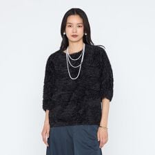 立体テープ刺繍 プルオーバー