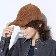 コーデュロイ キャップ