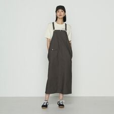 コットンクロス サロペットスカート