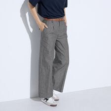 コムサワードローブ(COMME CA Wardrobe)のヒッコリーストライプ パンツ