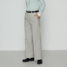 コムサワードローブ(COMME CA Wardrobe)のヒッコリーストライプ パンツ