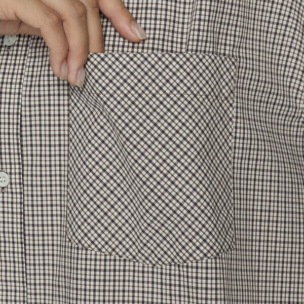 サイズ 〕タイプライターミニチェック シャツ | コムサワードローブ