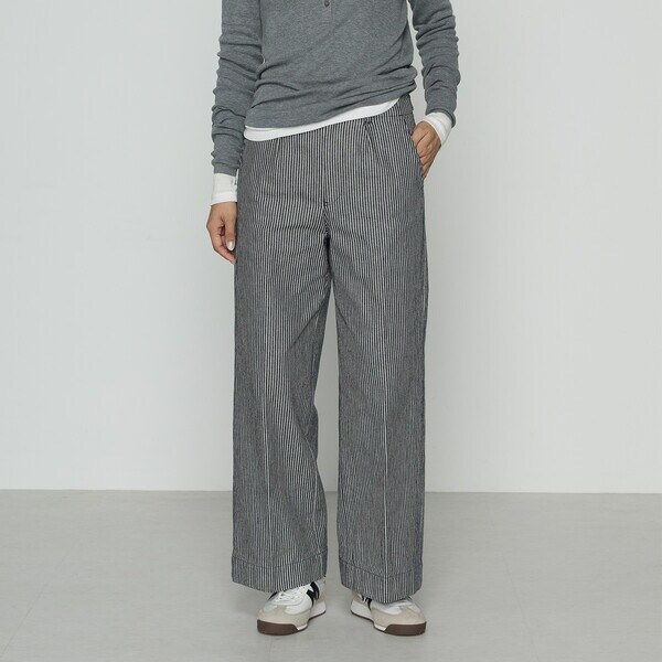 サイズ 〕ヒッコリーストライプ パンツ | コムサワードローブ(COMME CA
